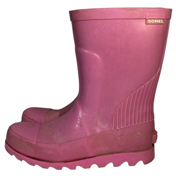 Sorel Shoes Sorel Joan Short Hot Pink Gloss Waterproof Rain Snow
